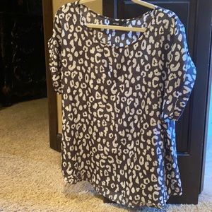 Short sleeve dress blouse